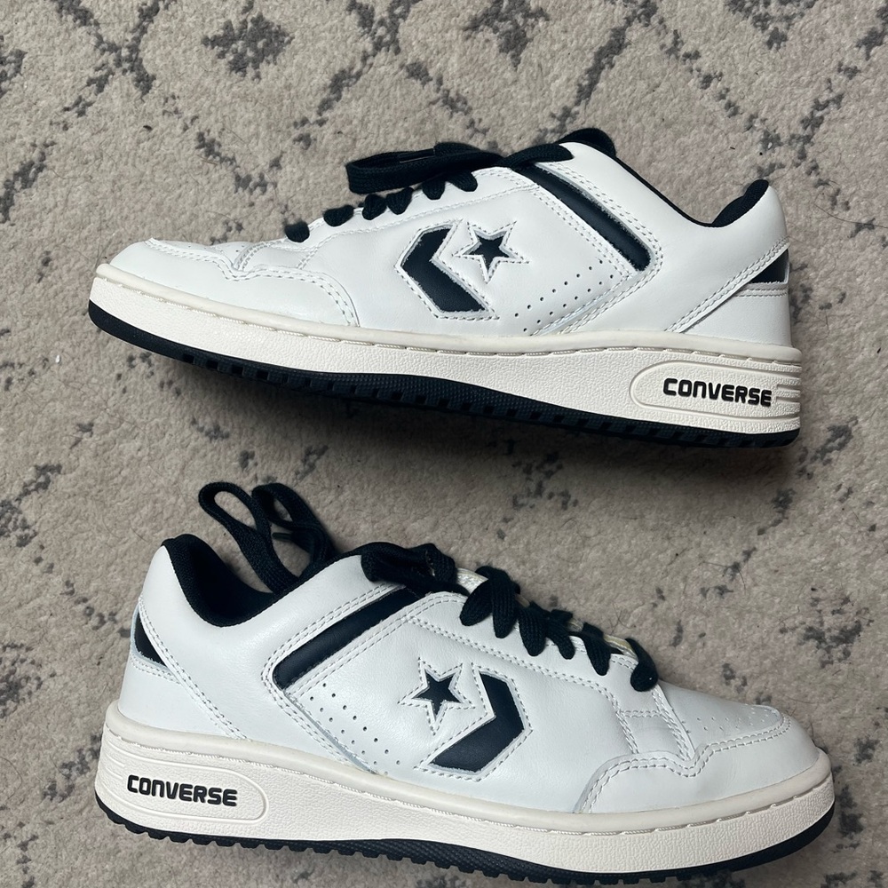 Converse Black and White Low-Top Weapon Sneakers